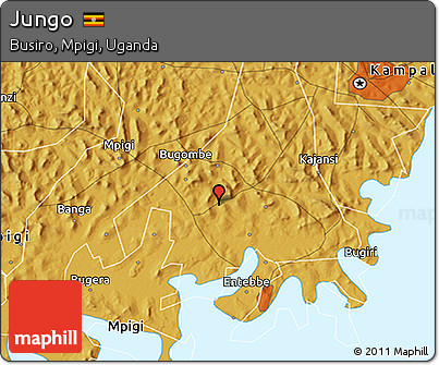 Physical 3D Map of Jungo