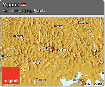 Physical 3D Map of Mpami