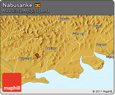 Physical 3D Map of Nabusanke