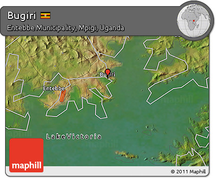 Satellite 3D Map of Bugiri