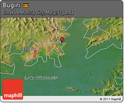 Satellite 3D Map of Bugiri