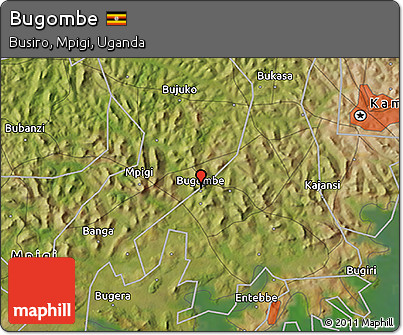 Satellite 3D Map of Bugombe