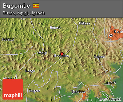 Satellite 3D Map of Bugombe