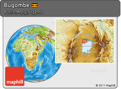 Physical Location Map of Bugombe