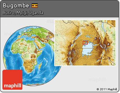 Physical Location Map of Bugombe