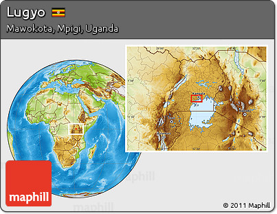 Physical Location Map of Lugyo