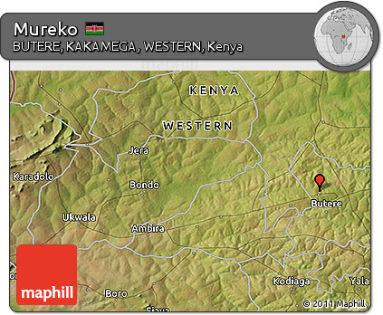 Satellite 3D Map of Mureko