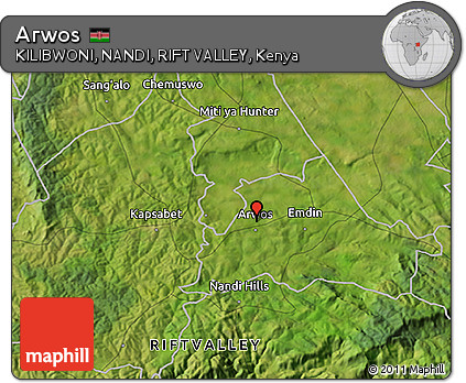 Satellite 3D Map of Arwos