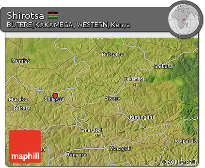 Satellite 3D Map of Shirotsa