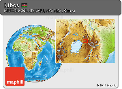 Physical Location Map of Kibos