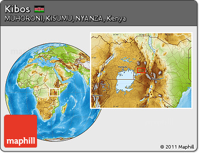 Physical Location Map of Kibos