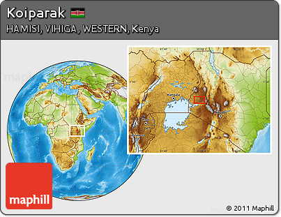 Physical Location Map of Koiparak