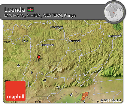 Satellite Map of Luanda