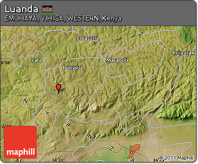 Satellite Map of Luanda