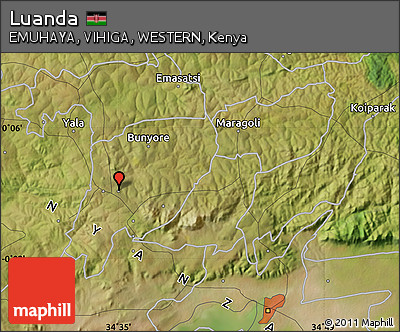 Satellite Map of Luanda
