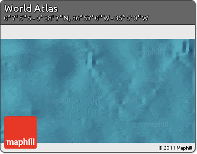 Satellite 3D Map of the Area around 0° 10' 31" N, 36° 28' 30" W