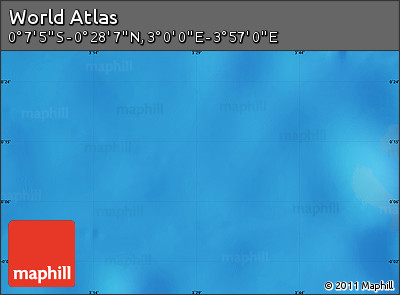 Physical Map of the Area around 0° 10' 31" N, 3° 28' 30" E
