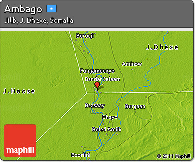 Physical 3D Map of Ambago