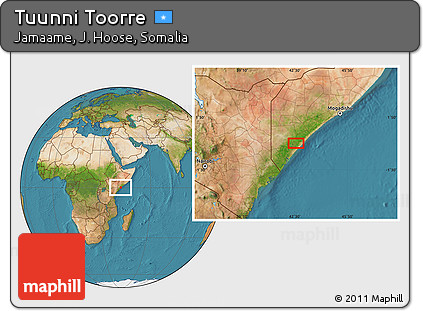 Satellite Location Map of Tuunni Toorre