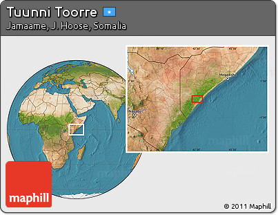 Satellite Location Map of Tuunni Toorre