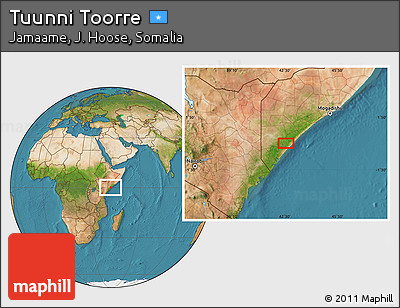 Satellite Location Map of Tuunni Toorre