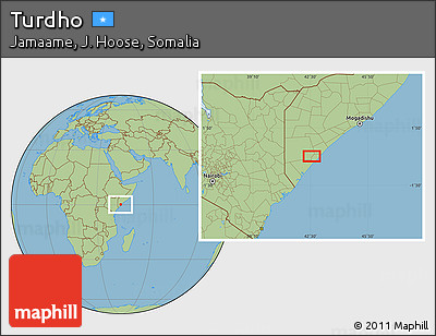 Savanna Style Location Map of Turdho