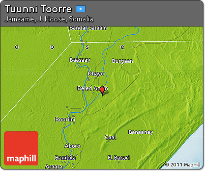 Physical Map of Tuunni Toorre