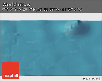 Satellite 3D Map of the Area around 0° 10' 31" N, 42° 25' 29" W