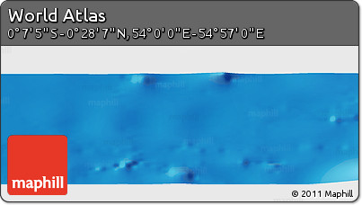 Physical Panoramic Map of the Area around 0° 10' 31" N, 54° 28' 30" E