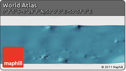 Satellite Panoramic Map of the Area around 0° 10' 31" N, 54° 28' 30" E