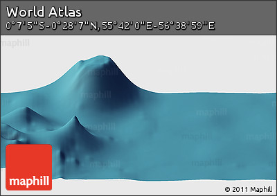Satellite Panoramic Map of the Area around 0° 10' 31" N, 56° 10' 29" E