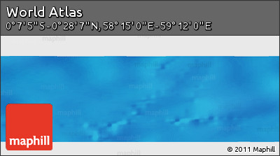 Physical Panoramic Map of the Area around 0° 10' 31" N, 58° 43' 30" E