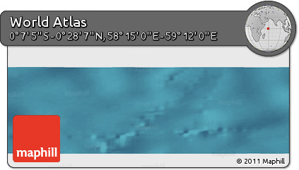Satellite Panoramic Map of the Area around 0° 10' 31" N, 58° 43' 30" E