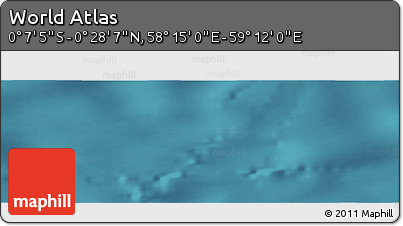 Satellite Panoramic Map of the Area around 0° 10' 31" N, 58° 43' 30" E