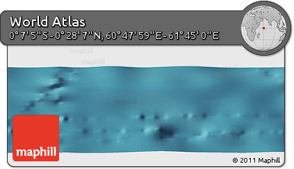 Satellite Panoramic Map of the Area around 0° 10' 31" N, 61° 16' 29" E