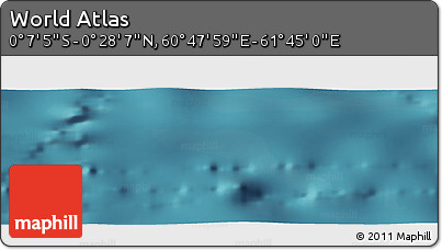 Satellite Panoramic Map of the Area around 0° 10' 31" N, 61° 16' 29" E