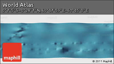 Satellite Panoramic Map of the Area around 0° 10' 31" N, 61° 16' 29" E