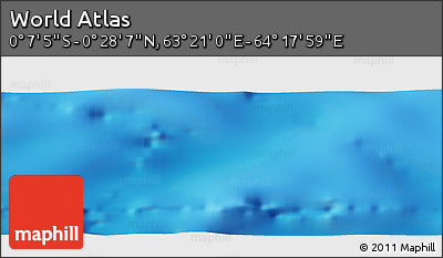 Physical Panoramic Map of the Area around 0° 10' 31" N, 63° 49' 30" E