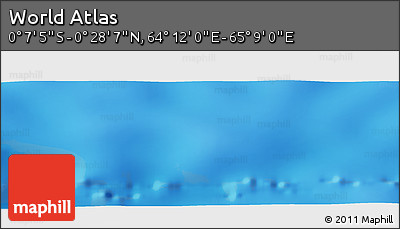 Physical Panoramic Map of the Area around 0° 10' 31" N, 64° 40' 30" E