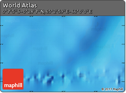 Physical Map of the Area around 0° 10' 31" N, 65° 31' 30" E