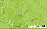 Physical Map of the area around 0° 10' 31" N, 72° 10' 30" W