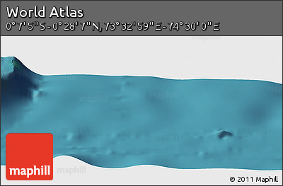 Satellite Panoramic Map of the Area around 0° 10' 31" N, 74° 1' 30" E