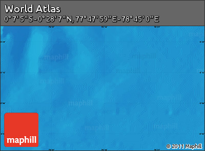 Physical Map of the Area around 0° 10' 31" N, 78° 16' 30" E
