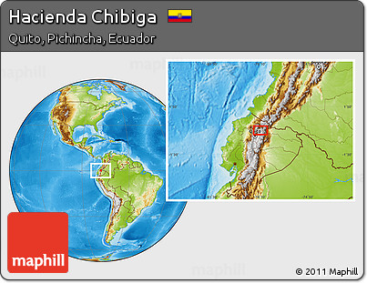 Physical Location Map of Hacienda Chibiga