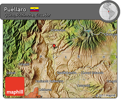 Satellite Map of Puéllaro