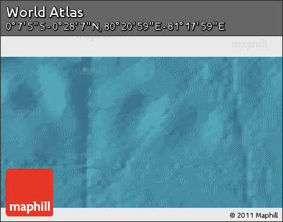 Satellite 3D Map of the Area around 0° 10' 31" N, 80° 49' 29" E