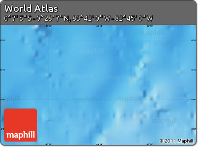 Physical Map of the Area around 0° 10' 31" N, 83° 13' 29" W