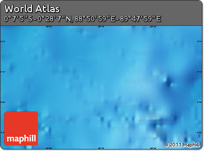 Physical Map of the Area around 0° 10' 31" N, 89° 19' 29" E