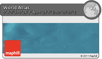 Satellite Panoramic Map of the Area around 0° 10' 31" N, 91° 52' 30" E
