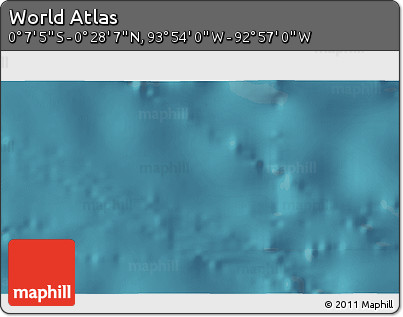 Satellite 3D Map of the Area around 0° 10' 31" N, 93° 25' 30" W